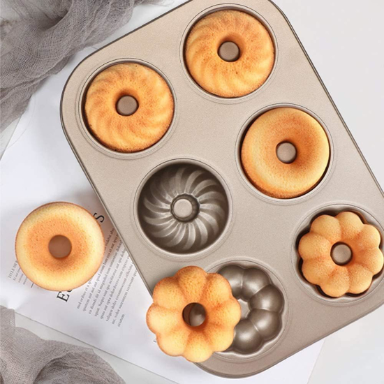 Image sur Moule à cupcakes- multiforme - Gris Argent - pâtisserie