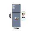 Image sur Réfrigérateur double battant - INNOVA - IN192 - 140 Litres - Classe énergétique A+ - Gris - Garantie 6 mois