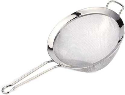 Agrandir l'image de Tamis à farine Outil de cuisine de filtre de tamis de tamis de passoire de farine de passoire d'huile de maille fine 16,5 CM Image de Tamis à farine Outil de cuisine de filtre de tamis de tamis de passoire de farine de passoire d'huile de maille fine 16,5 CM
