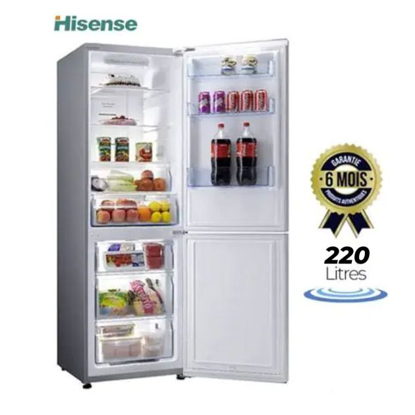 Agrandir l'image de Réfrigérateur Hisense - RD29DC4SA - 220L – Gris - Garantie 06 Mois Image de Réfrigérateur Hisense - RD29DC4SA - 220L – Gris - Garantie 06 Mois
