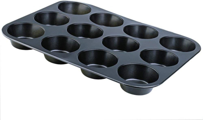 Image de Moule à muffin- moule à cupcake plaques de 12 -pâtisserie - cuisson