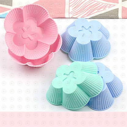 Agrandir l'image de Moule en  silicone cupcake lot de 12 Image de Moule en  silicone cupcake lot de 12
