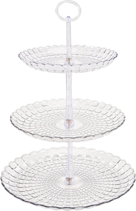 Agrandir l'image de présentoir 3 niveaux transparent Image de présentoir 3 niveaux transparent