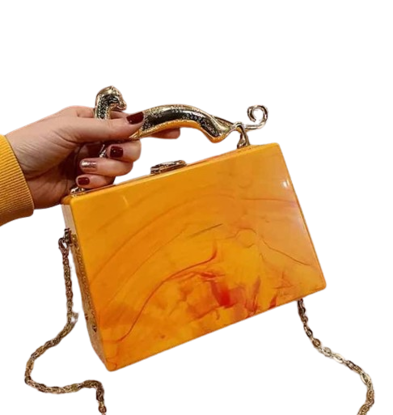 Agrandir l'image de Pochette en acrylique pour femme, sac à main de soirée , nouvelle mode, poignée courte Image de Pochette en acrylique pour femme, sac à main de soirée , nouvelle mode, poignée courte