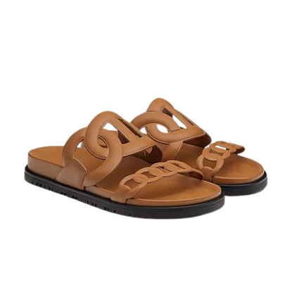 Agrandir l'image de Babouche Hermès pour femme de bonne qualité, dans  un carton Image de Babouche Hermès pour femme de bonne qualité, dans  un carton