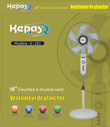 Agrandir l'image de Ventilateur KEPAS K-181 Image de Ventilateur KEPAS K-181