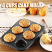 Image sur Moule muffin/cupcake plaques de 6