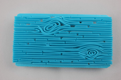 Image de Gâteau Embosseur Cutter Timbre Glaçage Cupcake Écorce / Outil De Pâtisserie Effet Bois UK Vendeur
