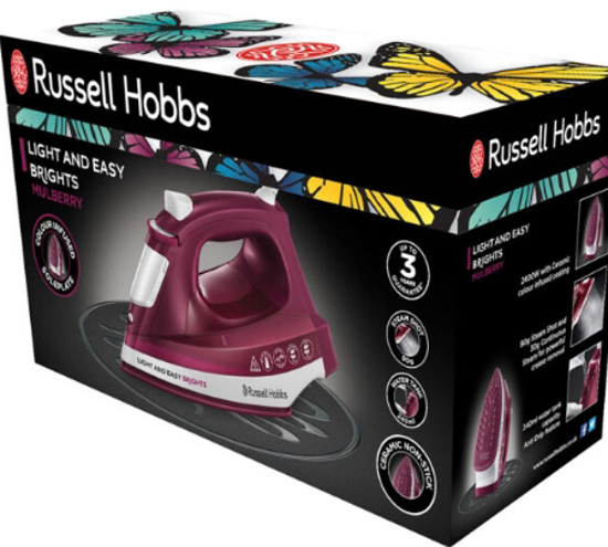 Image sur Fer à repasser Russell Hobbs Light & Easy Brights – Puissance: 2400 W