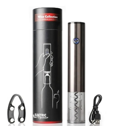 Agrandir l'image de Ouvre vin automatique, rechargeable - tire bouchon électrique rechargeable Image de Ouvre vin automatique, rechargeable - tire bouchon électrique rechargeable
