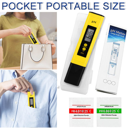 Image de Testeur pH Mètre, Test de pH pour Piscines Mesurant TDS pH EC Température Testeur de l'eau ph de Qualité pour Eau Potable, Piscine - outil de savonnerie