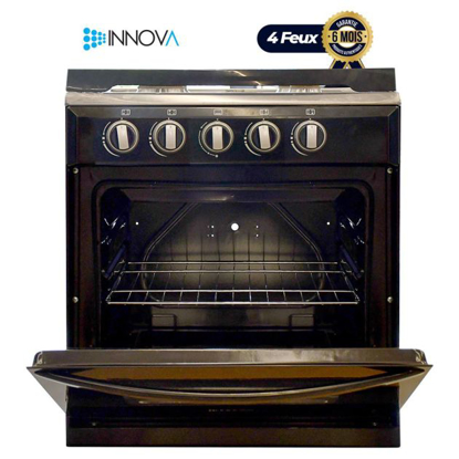 Cuisinière à Gaz 4 feux - Innova - IN-60GS - 60x60cm - Garantie 06 mois