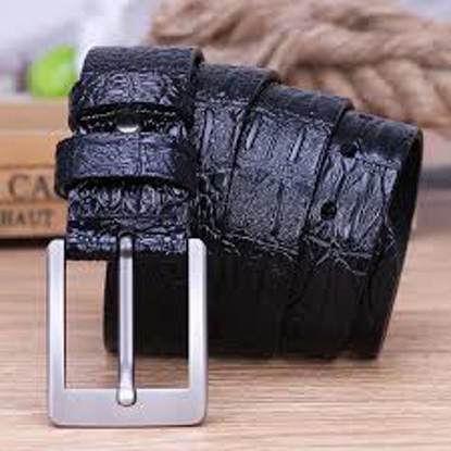 Image de 02 Pcs de Ceintures en cuir peau de croco pour homme, Produit générique