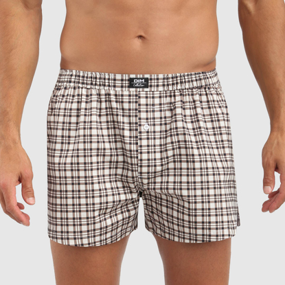Agrandir l'image de Lot de 6 Caleçons anglais en coton raillé, multicolore pour homme Image de Lot de 6 Caleçons anglais en coton raillé, multicolore pour homme