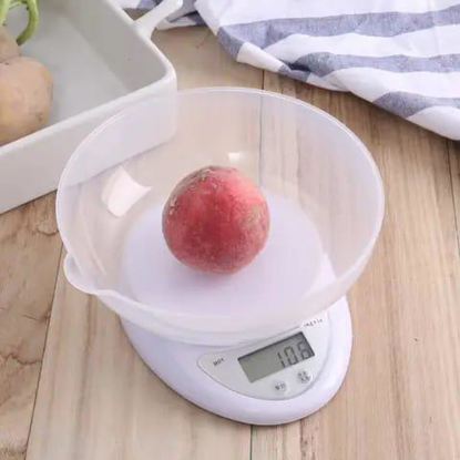 Image de BALANCE CULINAIRE ELECTRONIQUE,5kg - 1g Portable balance numérique LED balance électronique mesure alimentaire poids