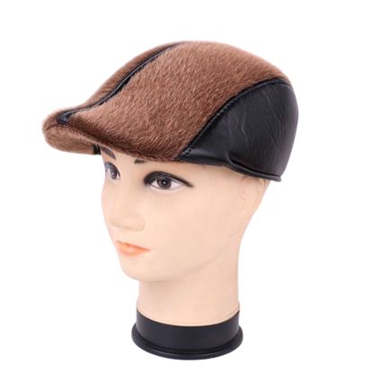 Agrandir l'image de Chapeau qu'Ingold mixte en cuir avec fourrure, produit générique Image de Chapeau qu'Ingold mixte en cuir avec fourrure, produit générique