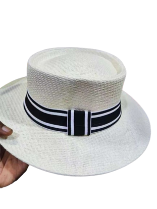 Agrandir l'image de Chapeau Sombrero avec bande, tissage avec du fil coton latex et polyester produit générique Image de Chapeau Sombrero avec bande, tissage avec du fil coton latex et polyester produit générique