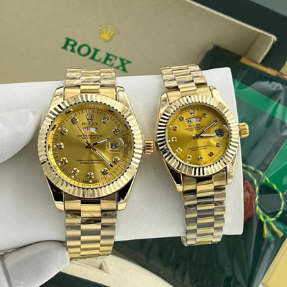 Agrandir l'image de Montre pour couple en Acier inoxydable, ROLEX, Produit générique Image de Montre pour couple en Acier inoxydable, ROLEX, Produit générique