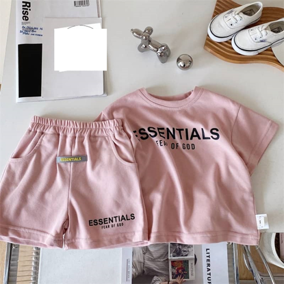 Image de Ensemble culotte t-shirt jogging pour enfant de 1-5 ans, en coton , ESSENTIALS, Produit générique
