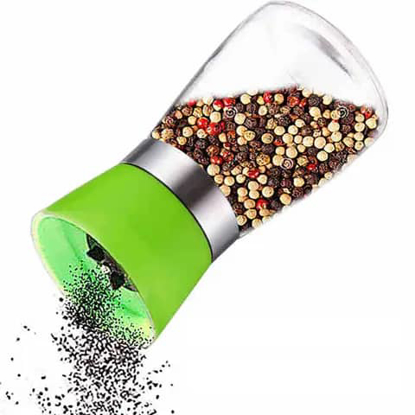 Image de Moulin à poivre, Moulin à épices manuel, Moulin à poivre, Récipient de stockage, Stockage d’assaisonnement, Bouteille d’épices, Cuisine, Stockage, Sel cristal, Réglage du poivre
