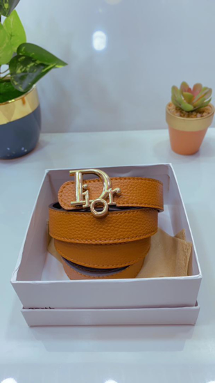 Image sur Ceinture en cuir pour femme très solide, Dior, Avec Carton,  Produit générique,