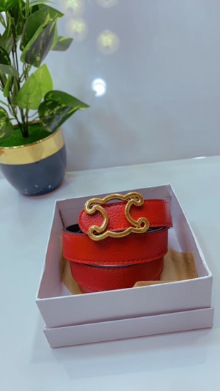 Image sur Ceinture en cuir pour femme très solide, Céline, Avec Carton,  Produit générique,