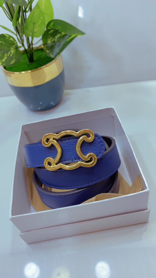 Image sur Ceinture en cuir pour femme très solide, Céline, Avec Carton,  Produit générique,