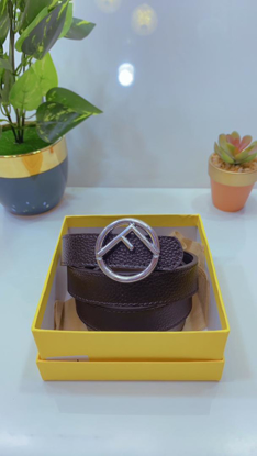 Image de Ceinture en cuir pour femme très solide, Fendi , Avec Carton,  Produit générique