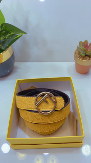 Image sur Ceinture en cuir pour femme très solide, Fendi , Avec Carton,  Produit générique