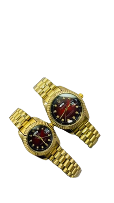 Agrandir l'image de Montre pour couple en Acier inoxydable, dans sa boîte,  ROLEX, Produit générique Image de Montre pour couple en Acier inoxydable, dans sa boîte,  ROLEX, Produit générique