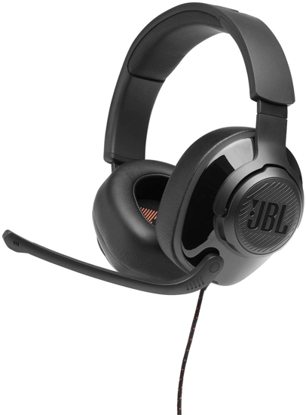 Image de CASQUE DE JEU SUPRA-AURICULAIRE FILAIRE JBL QUANTUM 200 avec micro rabattable et certifié Discord - NOIR - 6 MOIS