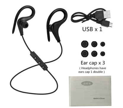 Image de Écouteurs sans fil Bluetooth 4.1, casque d'écoute pour sport.