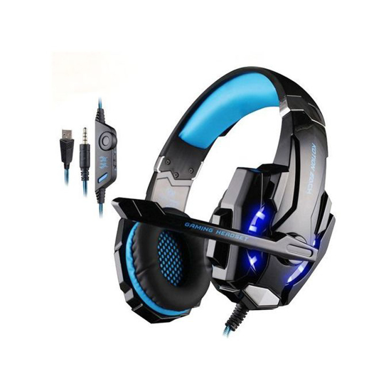 Image sur Casque Audio Gamer Lumineux avec Micro