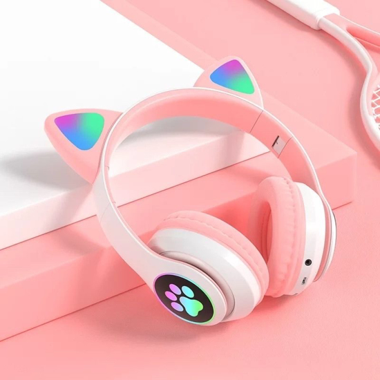 Image sur casque bluetooth sans fil avec port carte sd best for childrens