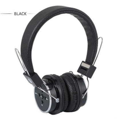 Image de Casque Bluetooth Sans Fil B05 Avec support carte sd et radio fm - Noir