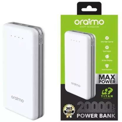 Image de Powerbank Oraimo Fast Charger – OPB-P204D - 20000mAh Garntie 06 Mois