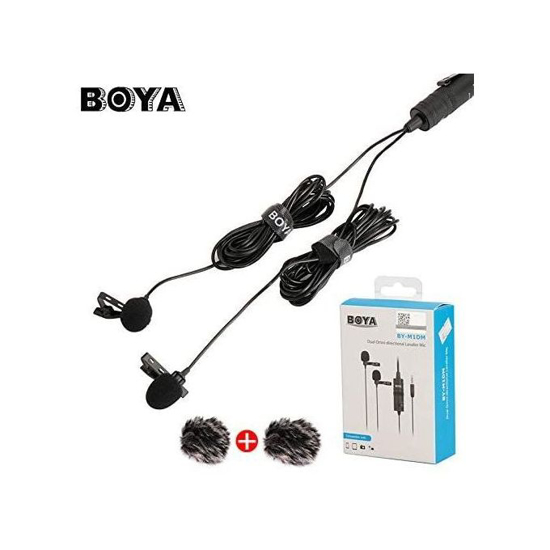 Image sur Microcravate Boya BY-M1DM Microphone Omnidirectionnel à Clipser Pour IPhone-android-Canon-6 M