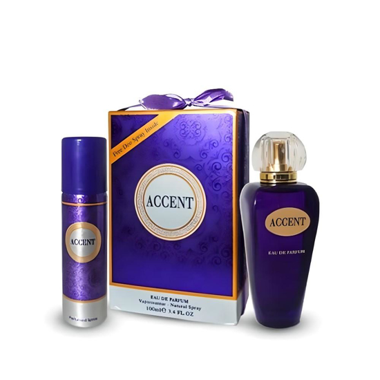 Image sur Eau de Parfum et spray mixte , ACCENT 80 ML