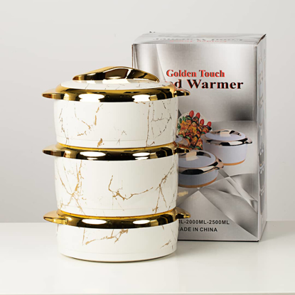 Agrandir l'image de Assiette thermos jeu de 3 Hotpot Réchauffeur De Nourriture En Acier Inoxydable Double Pot De Conservation De La Chaleur Avec Portable Thermos Réchauffeur De Nourriture 3pcs Ensemble  BLANC Image de Assiette thermos jeu de 3 Hotpot Réchauffeur De Nourriture En Acier Inoxydable Double Pot De Conservation De La Chaleur Avec Portable Thermos Réchauffeur De Nourriture 3pcs Ensemble  BLANC