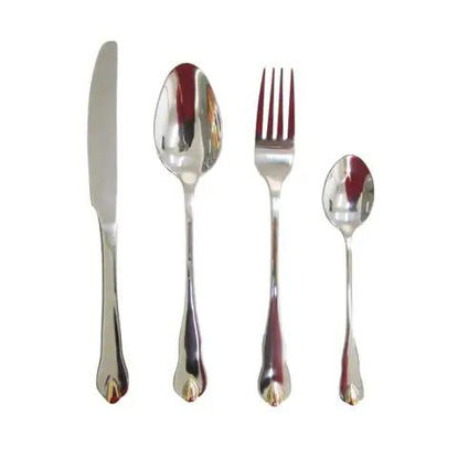 Agrandir l'image de Ensemble de couverts en acier inoxydable 24 ( 6X4) pièces comprenant couteau, fourchette, cuillère Image de Ensemble de couverts en acier inoxydable 24 ( 6X4) pièces comprenant couteau, fourchette, cuillère