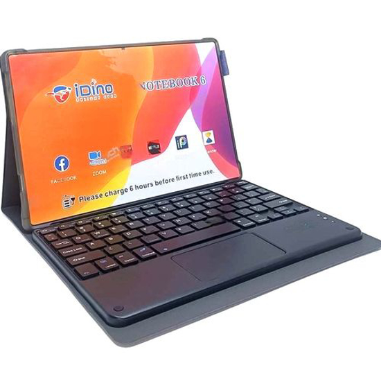 Image sur Tablette iDino NoteBook 6 - DUAL SIM - 10,1" - 128Go Go ROM + 6Go Ram - Android 10 - Clavier et pavé tactil + Ecouteur bluetooth Offert + un stylo - 3 Mois de Garantie