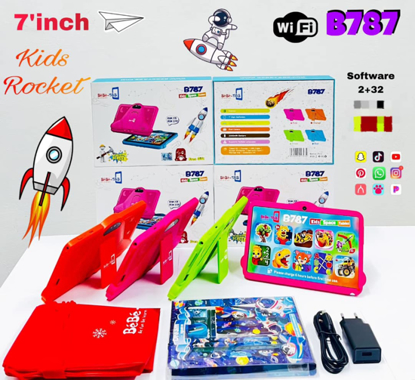 Image de Tablette educative pour Enfants Android Bebe-Tab B787 - 32Go ROM - 2Go RAM - 3000mAh - WiFi