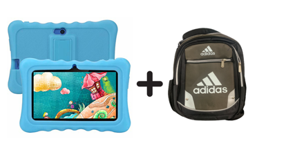 Agrandir l'image de Tablette éducative B42 - 7 " - 32Go Rom/ 2Go Ram- WIFI + Sac à dos - Adidas- Ecole Primaire (SIL- CM1) Image de Tablette éducative B42 - 7 " - 32Go Rom/ 2Go Ram- WIFI + Sac à dos - Adidas- Ecole Primaire (SIL- CM1)