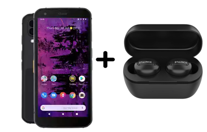 Image de Smartphone Cat S62 - 128Go/4Go RAM + Ecouteurs bluetooth Staunch Boom 150