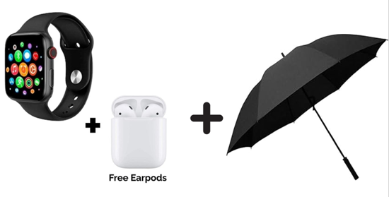 Image sur Montre connectée W26 Pro Max + Earpods gratuits + Parapluie - garantie 03 mois