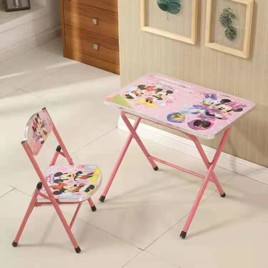 Image sur Table et Chaise se Pliante Simple d'enfants