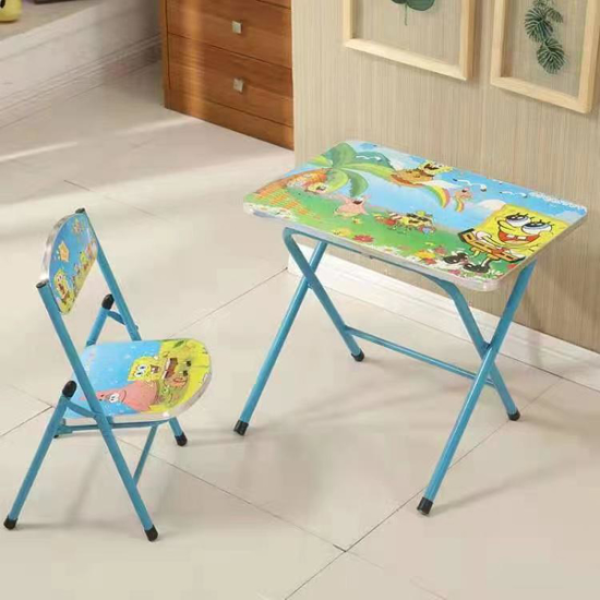 Image sur Table et Chaise se Pliante Simple d'enfants