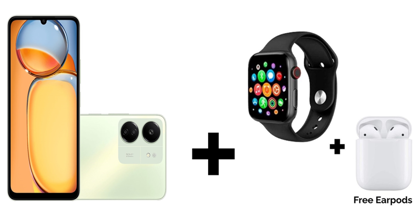 Agrandir l'image de Xiaomi Redmi 13C - 256GB ROM - 8GB RAM - 2SIM - 50+2+2MP - 5000mAh - Garantie 12 Mois + Montre connecté et Earpods gratuits Image de Xiaomi Redmi 13C - 256GB ROM - 8GB RAM - 2SIM - 50+2+2MP - 5000mAh - Garantie 12 Mois + Montre connecté et Earpods gratuits