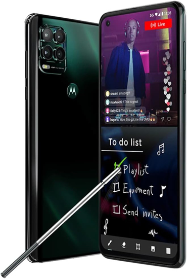 Image sur Moto G Stylus 5G -128 Go/ 6 Go -6,8" FHD+, caméra quadruple 48 MP, 5G / 4G LTE - 3 mois de garantie ( Occasion )