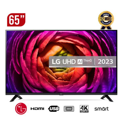 Image de TV Smart LG UHD - 65 pouces - 65UR73006LA - α9 Gen6 - AI - 4K - 2023 - Garantie 12 mois